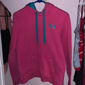 Girls Under Armour Pink Hoodie